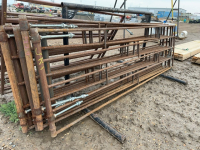 12 foot Steel gates with hinges/BIDDING PER GATE