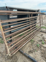 Three steel gates selling together
