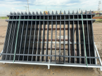 Bundle of eight steel Fence panels