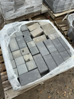 Pallet of concrete brick