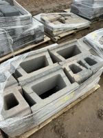 Pallet of concrete brick