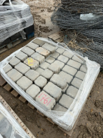 Pallet of concrete brick