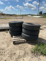 Stack of six tires