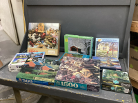 BOX OF PUZZLES