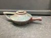 FLAT W/ SMALL POTTERY VASES, TEA POT, JUG, MICROWAVE STEAMER - 4
