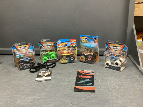 (5) NEW MONSTER TRUCKS