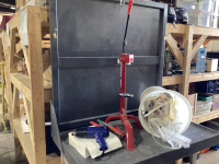 WINE MAKING SUPPLIES - PRIMARY, BRUSHES, SIPHON AND HEAT GUN, CORKERS