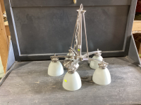 HANGING LIGHT FIXTURE - HAS 5 LIGHTS