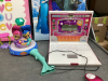"FROZEN", "OWL LOVE YOU FOREVER" PICTURES ON CANVAS, ...TEACH & TALK LAPTOP, SHIMMER & SHINE TOY, MOVING STAIRS TOY - 3