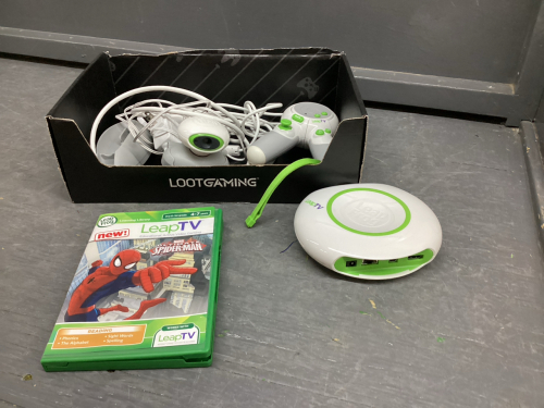LEAP FROG LEAPTV GAME, CONTROLLER, CONSOLE