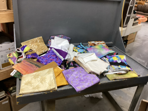 BOX OF COTTON FABRIC