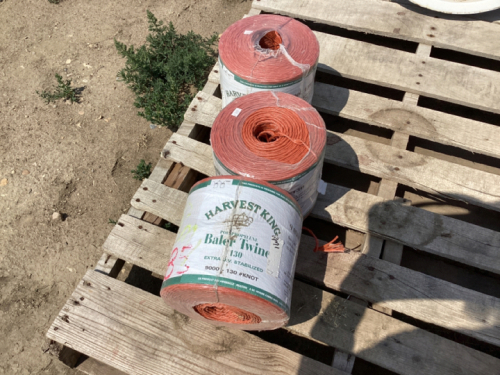 3 SPOOLS HARVEST KING BALER TWINE