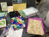 BOX OF COTTON FABRIC, KITS, BOXES OF MINI QUILT KITS - 3