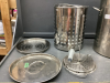 STAINLESS TURKEY FRYER W/ BASTER - 2