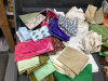 BOX OF COTTON FABRICS - SMALL QUILTING PIECES - 2