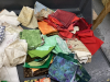 BOX OF COTTON FABRICS - SMALL QUILTING PIECES - 3