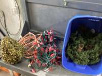 TOTE CHRISTMAS LIGHTS, TREE & GARLAND