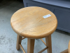 (2) WOOD STOOLS - 3