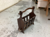 WOOD MAGAZINE RACK - 2