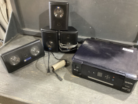 EPSON PRINTER + THEATRE RESEARCH SPEAKER SYSTEM