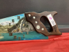 HANDPAINTED SAW W/ CLOCK - 2