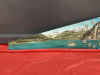 HANDPAINTED SAW W/ CLOCK - 3