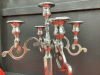 SILVER IN COLOR CANDLEABRA - 2