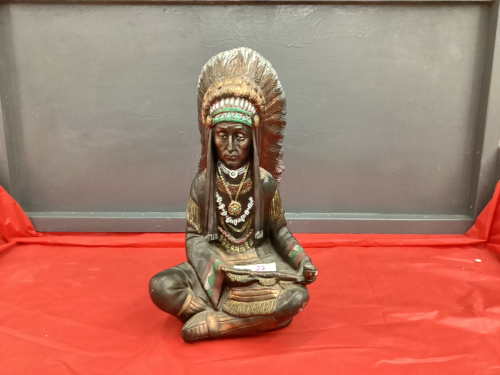 CERAMIC INDIGINEOUS STATUE