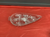 PINWHEEL CRYSTAL DIVIDED PICKLE DISH