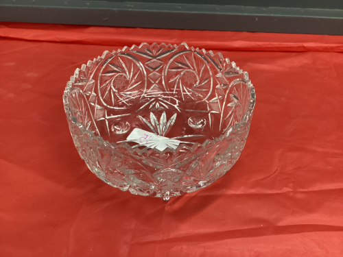 PINWHEEL CRYSTAL BOWL