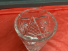 8" TALL PINWHEEL CRYSTAL VASE - 2