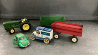 TOY TRACTOR & CARS