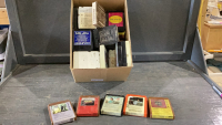 BOX OF 8 TRACK TAPES