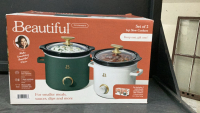 (2) "BEAUTIFUL" SLOW COOKERS