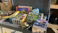 BOX OF ASSORTED PUZZLES