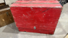 Red wooden folding cabinet - 2