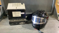 HJC MOTORCYCLE HELMET WITH COVER