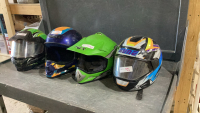 (4) MOTORCYCLE HELMET