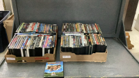 (2) BOXES OF DVD'S