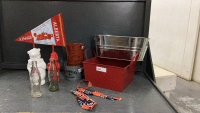 COCA-COLA MEMORBILIA, METAL BUCKETS/TINS