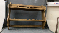 WOOD DISPLAY RACK