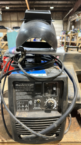 Mastercraft flux core wire, feed welder
