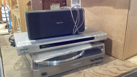 SHELF #1 - SONY, HITACHI, AUDIO TECHNICAL + LLOYDS STEREO COMPONENTS