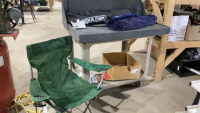 FOLDING CHAIR, UMBRELLA, AIR MATTRESS(DOUBLE), BADMINTON/VB NET