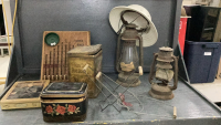 VINTAGE LANTERNS & TINS