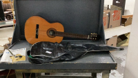 SATURN 6-STRING GUITAR W/ CASE & MUSIC BOOK
