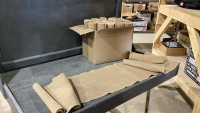BURLAP TABLE RUNNERS APPROX 7&rsquo; LONG