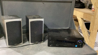RCA RECEIVER + 2 REFERENCE AUDIO SPEAKERS