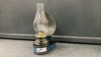 WALL MOUNT OIL LAMP W/ REFLECTOR
