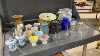 COFFEE MUGS, STEAMER, BUNDT PAN, NESTING TINS